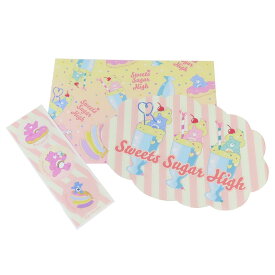 【ポイント10倍 & クーポン！】ケアベア レターセット ダイカットレター サマー CareBears S＆C 便箋＆封筒 キャラクター グッズ メール便可 シネマコレクション