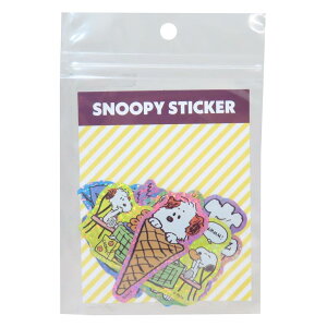 スヌーピー フレークシール フレークステッカーS ブラザー ピーナッツ S&C デコレーション DECOシール キャラクター グッズ メール便可 シネマコレクション