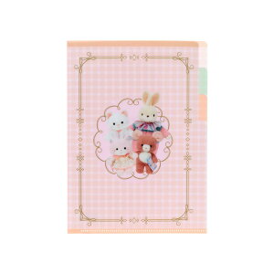 レトロぬいぐるみこれくしょん ポケットファイル クリアファイルA5 3P P ピンク サンスター文具 新学期準備文具 吉徳 グッズ メール便可 シネマコレクション