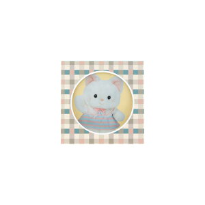 レトロぬいぐるみこれくしょん メモ帳 窓付スクエアメモ チェック サンスター文具 伝言メモ メモパッド 吉徳 グッズ メール便可 シネマコレクション