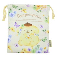 【最大1000円OFFクーポン！】きんちゃくポーチ 巾着袋 ポムポムプリン フラワー サンリオ ジェイズプラン…
