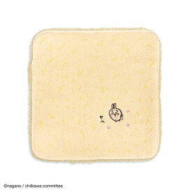 【最大1000円OFFクーポン！】ちいかわ ミニタオル 無撚糸タオルハンカチ 草むら イエロー うさぎ タオル美術館 プレゼント かわいい キャラクター グッズ メール便可 シネマコレクション