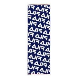 【ポイント10倍 & クーポン！】FILA フィラ フェイスタオル フルフィーコットン スポーツタオル 総柄 ネイビー タオル美術館 プレゼント 汗拭きタオル グッズ メール便可 シネマコレクション