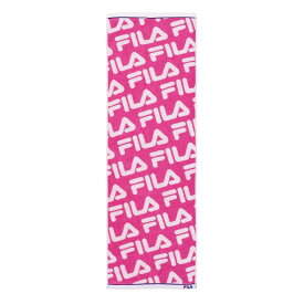【ポイント10倍 & クーポン！】FILA フィラ フェイスタオル フルフィーコットン スポーツタオル 総柄 パープル タオル美術館 プレゼント 汗拭きタオル グッズ メール便可 シネマコレクション