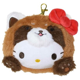 ハローキティ 定期入れ＆小銭入れ フェイスパスケース バンザイシリーズ レッサーパンダ サンリオ ICカードケース キャラクター グッズ シネマコレクション