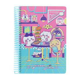 【ポイント10倍 & クーポン！】ちいかわ リングノート リングノートB6 DINER ランチ サンスター文具 新学期準備文具 キャラクター グッズ メール便可 シネマコレクション