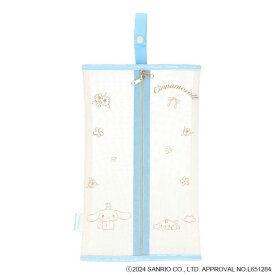 【ポイント10倍 & クーポン！】シナモロール ボックスティッシュケース メッシュティッシュカバー サンリオ ゾーウィー プレゼント キャラクター グッズ シネマコレクション