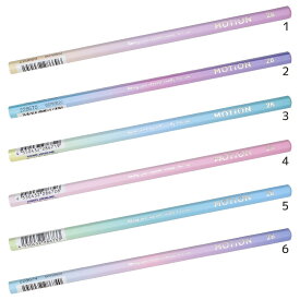 【ポイント10倍 & クーポン！】MOTiON 鉛筆 六角軸かきかたえんぴつ2B グラデーション カミオジャパン 新学期準備文具 シンプル グッズ メール便可 シネマコレクション