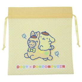 【ポイント10倍 & クーポン！】RODYxサンリオキャラクターズ 巾着袋 巾着M RODYxポムポムプリン サンリオ マリモクラフト 小物入れ かわいい キャラクター グッズ メール便可 シネマコレクション