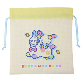 【ポイント10倍 & クーポン！】RODYxサンリオキャラクターズ 巾着袋 巾着M RODYxウサハナ サンリオ マリモクラフト 小物入れ かわいい キャラクター グッズ メール便可 シネマコレクション
