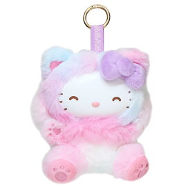【ポイント10倍 & クーポン！】ハローキティ マスコット 丸カラビナマスコット ファインフェイスキャット レインボー サンリオ ナカジマ プレゼント キャラクター グッズ シネマコレクション