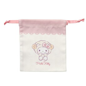 【ポイント10倍 & クーポン！】ハローキティ 巾着袋 キンチャク おやすみひつじ サンリオ エムプラン きんちゃくポーチ 小物入れ キャラクター グッズ メール便可 シネマコレクション