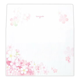 【ポイント10倍 & クーポン！】封筒 桜柄レターパッド用封筒 1柄4枚入り サクラチャーミング 日本ホールマーク 入学 卒業 お祝いメッセージ 手紙 便せん グッズ メール便可 シネマコレクション
