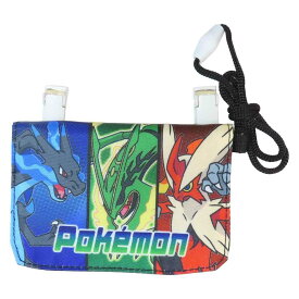 【最大1000円OFFクーポン！】ネックコード付きミニおでかけウォレット クリップポケット ポケットモンスター BK ポケモン サンアート キッズポシェット 子ども メール便可