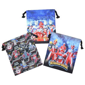 【ポイント10倍 & クーポン！】ウルトラヒーローズ 巾着袋 きんちゃくポーチS 3枚セット 特撮ヒーロー バンダイ 新学期準備雑貨 キャラクター グッズ メール便可 シネマコレクション