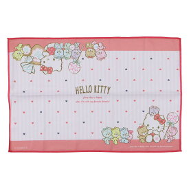 【ポイント10倍 & クーポン！】ハローキティ ランチーフ ワイドランチクロス カラフルタイニーチャム サンリオ ティーズファクトリー お弁当包み ランチ用品 キャラクター グッズ メール便可 シネマコレクション