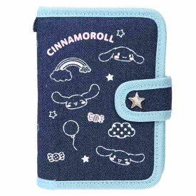 【ポイント10倍 & クーポン！】シナモロール シール帳 デニムシールバインダー サンリオ カミオジャパン シール交換帳 キャラクター グッズ シネマコレクション