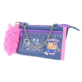 【ポイント10倍 & クーポン！】ハローキティ ペンケース デニムマルチポーチ ギャル3 Y2K サンリオ 畑山商事 筆箱 新学期準備文具 小物入れ キャラクター グッズ メール便可 シネマコレクション