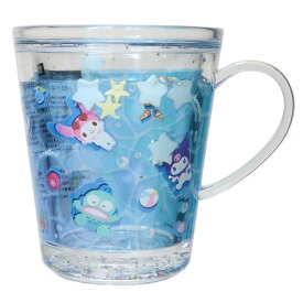 【ポイント10倍 & クーポン！】サンリオキャラクターズ プラカップ ウォーターカップ ぷかぷかタイム サンリオ ティーズファクトリー プラコップ プラスチック 食器 キャラクター グッズ シネマコレクション
