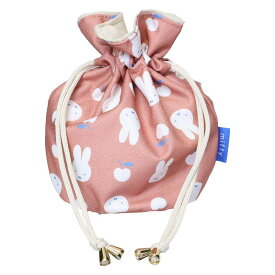 【ポイント10倍 & クーポン！】ミッフィー 巾着袋 きんちゃくポーチ はんなりフラワー OR ディックブルーナ マリモクラフト 小物入れ かわいい 絵本キャラクター グッズ メール便可 シネマコレクション