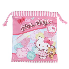 【ポイント10倍 & クーポン！】ハローキティ 巾着袋 きんちゃくポーチ スイートスナック サンリオ 新学期準備雑貨 小物入れ キャラクター グッズ メール便可 シネマコレクション