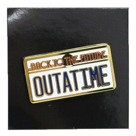 【最大1000円OFFクーポン！】ピンバッジ ピンズ バックトゥザフューチャー ナンバープレート Back to the Future Green Flash コレクション雑貨 映画メール便可