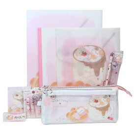 【ポイント10倍 & クーポン！】もぐにゃん 文具セット 9点文房具セット よふかし カミオジャパン 新学期準備文具 かわいい グッズ シネマコレクション