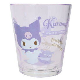 【最大1000円OFFクーポン！】クロミ プラカップ ドットタンブラー バッジロゴ サンリオ 割れにくいコップ キャラクター グッズ シネマコレクション