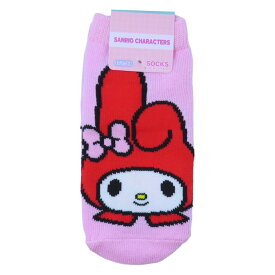 【最大1000円OFFクーポン！】マイメロディ 子ども用靴下 キッズソックス フェイス PK サンリオ スモールプラネット キャラックス 子供 キャラクター グッズ メール便可 シネマコレクション
