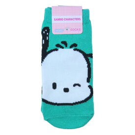 【最大1000円OFFクーポン！】ポチャッコ 子ども用靴下 キッズソックス フェイス GR サンリオ スモールプラネット キャラックス 子供 キャラクター グッズ メール便可 シネマコレクション