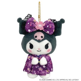 【最大1000円OFFクーポン！】クロミ マスコット ボールチェーンマスコット 桜着物 サンリオ ナカジマ かわいい キャラクター グッズ シネマコレクション