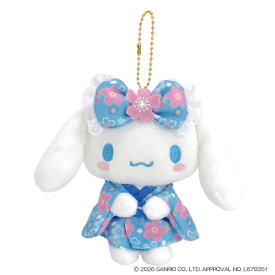 【最大1000円OFFクーポン！】シナモロール マスコット ボールチェーンマスコット 桜着物 サンリオ ナカジマ かわいい キャラクター グッズ シネマコレクション
