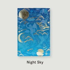 【最大1000円OFFクーポン！】日常をハレの日に 文庫本カバー ブックカバー Night Sky 想いをめぐらせる夜空 フタバ【メール便可】