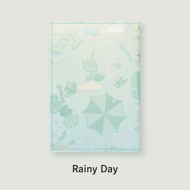 【最大1000円OFFクーポン！】日常をハレの日に 文庫本カバー ブックカバー Rainy Day 雨音が奏でるひととき フタバ【メール便可】
