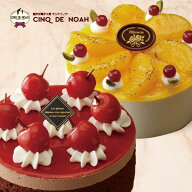 サンクドノア ケーキ ケーキセット 2個 12cm スリーズショコラとオレンジヨーグルト【アントルメセレクシ…