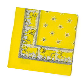 GLARNER TUECHLI【グラーナートゥエッチリ】バンダナ・ハンカチ BANDANA COW YELLOW イエロー