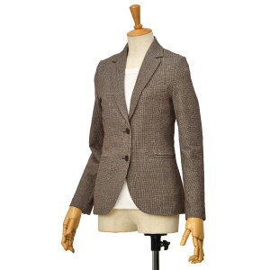 �yFINAL SALE�z�ysize40�zCIRCOLO 1901�y�`���R���z�`�F�b�N�V���O���W���P�b�g 286910 GIACCA FELPA SP BRUCIATO �R�b�g�� �u���E��