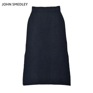 �yFINAL SALE�z�ysizeS�zJOHN SMEDLEY�y�W�����X���h���[�z�j�b�g�X�J�[�g 30G EYRE NAVY �R�b�g�� �l�C�r�[
