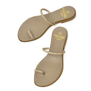 il SandaloyC T_zT[vT_ 872 CRYSTAL GOLD CALF LEATHER TORTORA O[W