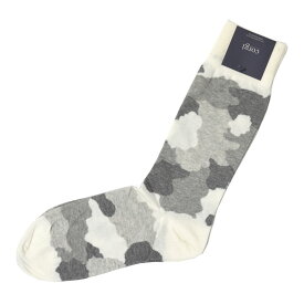 【15％OFF】CORGI【コーギー】ソックス靴下 80 45 4343 Camo Sock コットン ナイロン 薄手 ホワイト