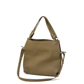 Charles et Charlus【シャルル・エ・シャルリュス】3WAYミニトート バゲットバッグ Touquet Petit Loutre レザー トープ