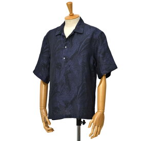 【15％OFF】BARENA VENEZIA【バレナ ヴェネチア】プルオーバーシャツ CAU30733122 Camicia Mola Mismas Navy リネン ネイビー