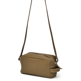 Charles et Charlus【シャルル・エ・シャルリュス】ポーチショルダー TROUSSE TOILETTE Loutre レザー トープ