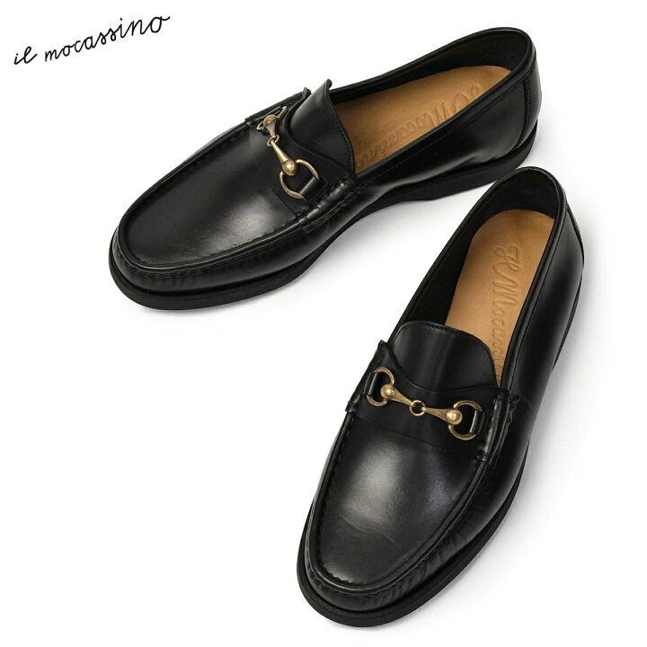 楽天市場】IL MOCASSINO【イル モカシーノ】ビットローファー 