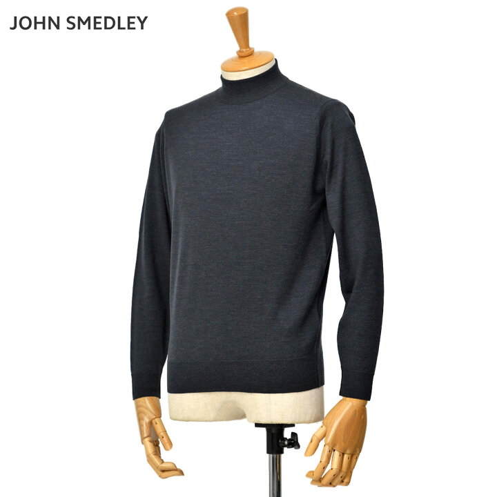 楽天市場】JOHN SMEDLEY【ジョンスメドレー】モックネックニット 30G 