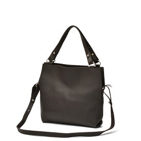 Charles et Charlus【シャルル・エ・シャルリュス】3WAYミニトート バゲットバッグ Touquet Petit Ebane レザー ダークブラウン