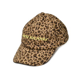Maison Labiche【メゾン ラビッシュ】キャップ CLASSIC CAP AMOUR TOUJOURS LEOPARD PRINT コットン レオパード