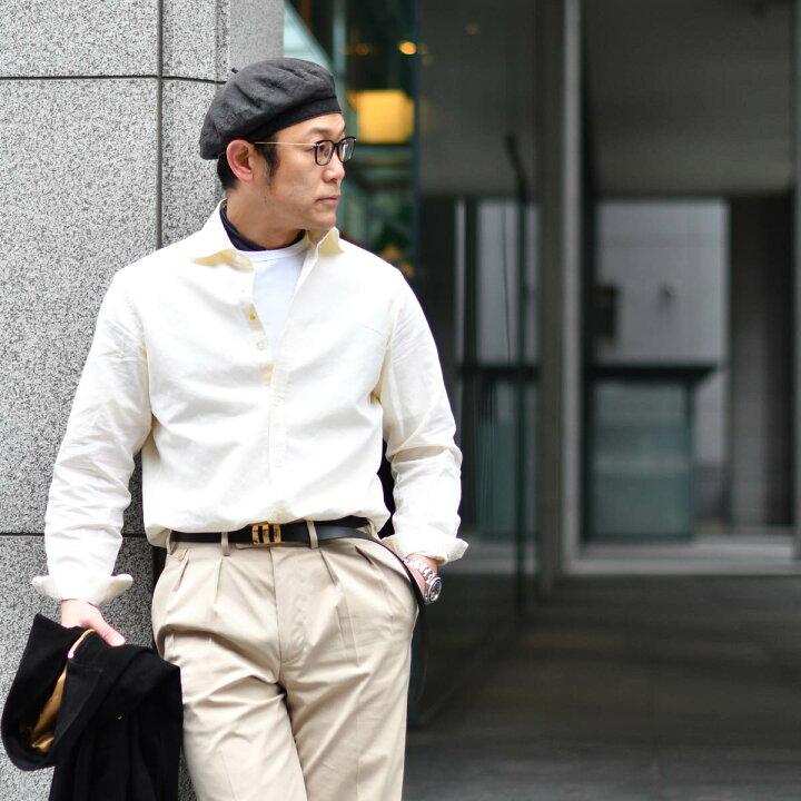 楽天市場】Giannetto【ジャンネット】コットンリネンシャツ VINCIFIT 