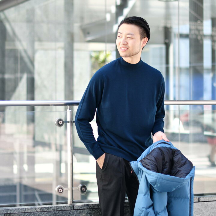 楽天市場】JOHN SMEDLEY【ジョンスメドレー】モックネックニット 30G 