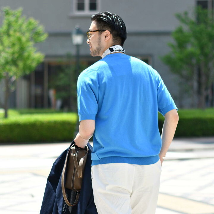 楽天市場】JOHN SMEDLEY【ジョンスメドレー】クルーネックニット 30G 